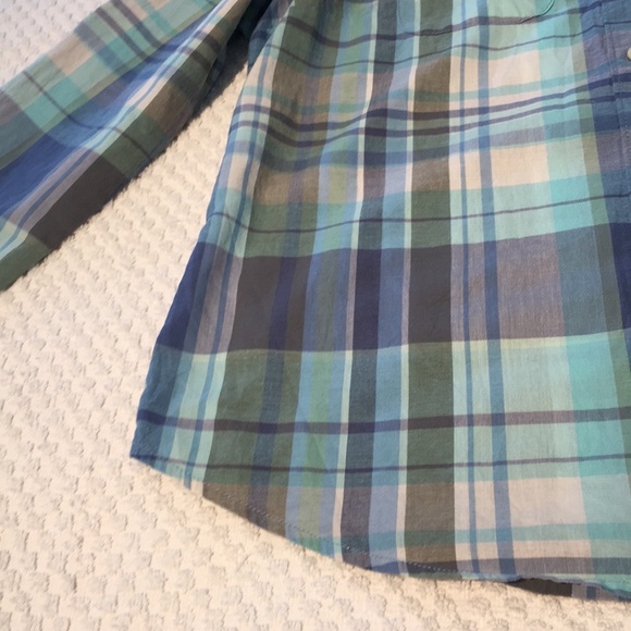 L.L.Bean button down plaid shirt size xs - Picture 8 of 16